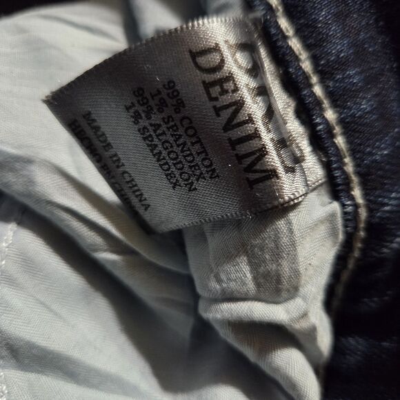 BKE Buckle Tyler Jeans Men 36L 36x36 Blue Straight Leg Denim Western Distressed - Picture 10 of 10